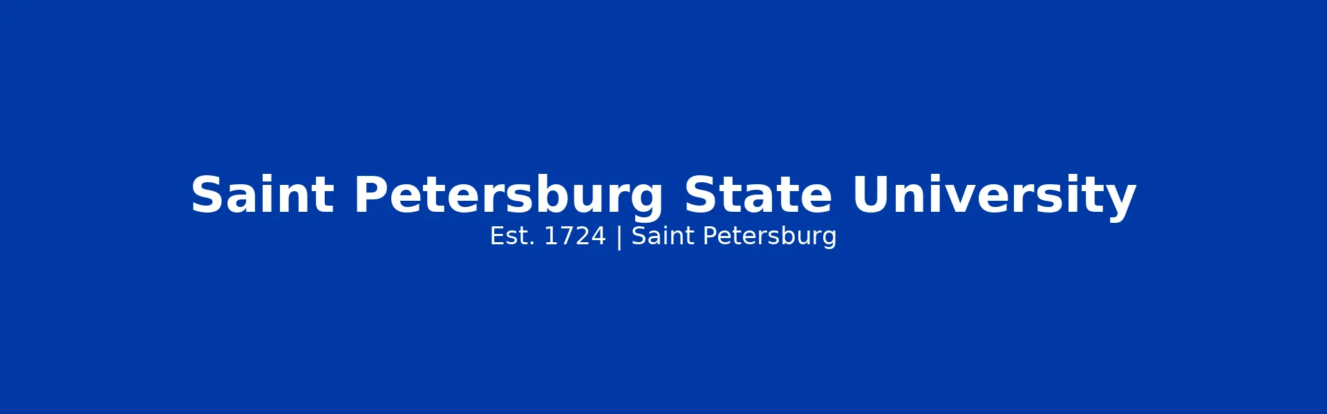 Saint Petersburg State University