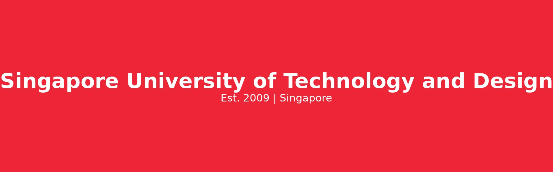 Singapore University of Technology and Design