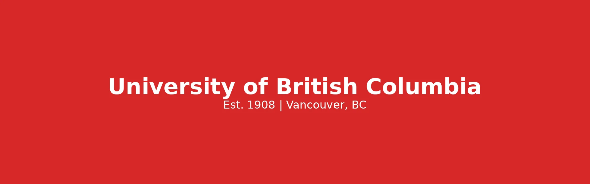 University of British Columbia